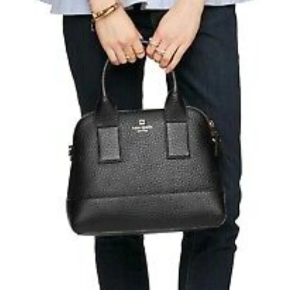 Kate Spade Southport Jenny satchel bag black leather